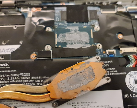 Stipendium Egen faktor Replacing thermal paste on Lenovo X1 Carbon to reduce temp, fan noise and  CPU-throttling | Gundersen.net